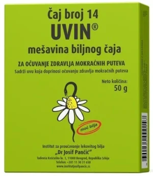 DR JOSIF PANCIC’ UVIN HERBAL BLEND TEA NO14 (ZA OCUVANJE MOKRACNIH PUTEVA) 50g