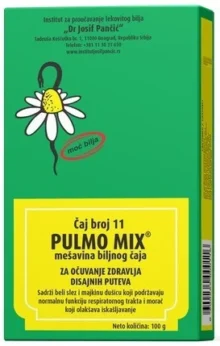 DR JOSIF PANCIC’ PULMO MIX HERBAL BLEND TEA NO11 (ZA UCAVANJE ZDRAVLJA DISAJNIH PUTEVA) 100g