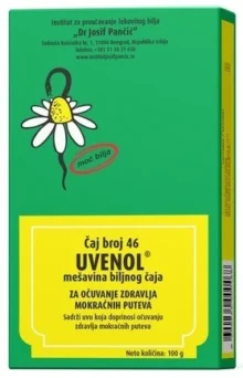DR JOSIF PANCIC’ UVENOL MIX HERBAL BLEND TEA NO46 (ZA UCAVANJE ZDRAVLJA MOKRACNIH PUTEVA) 100g