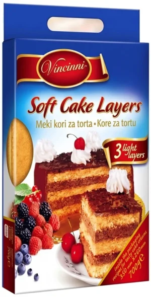 VINCINNI’ SOFT CAKE LIGHT LAYERS 700g