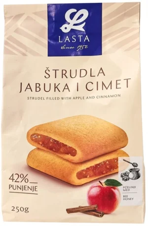 LASTA’ STRUDLA JABUKA I CIMET STRUDEL FILLED WITH APPLE AND CINNAMON’ 250g