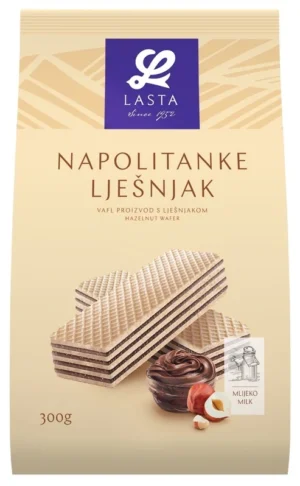 LASTA’ NAPOLITANKA LJESNJAK HAZELNUT WAFER’ 300g
