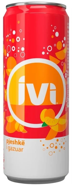 IVI’ CARBONATED SOFT DRINK PEACH 330ml