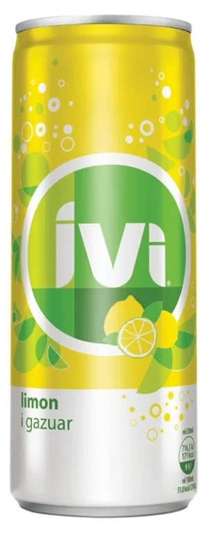 IVI’ CARBONATED SOFT DRINK LEMON 330ml