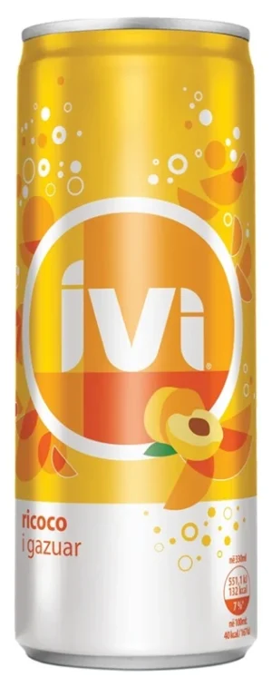 IVI’ CARBONATED SOFT DRINK APRICOT 330ml
