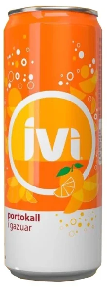 IVI’ CARBONATED SOFT DRINK ORANGE 330ml